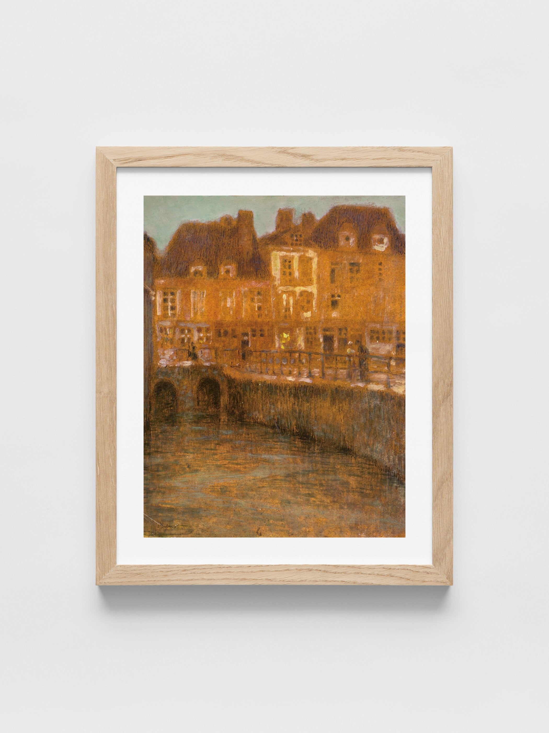 Henri Le Sidaner - Le Canal ou Le Soir