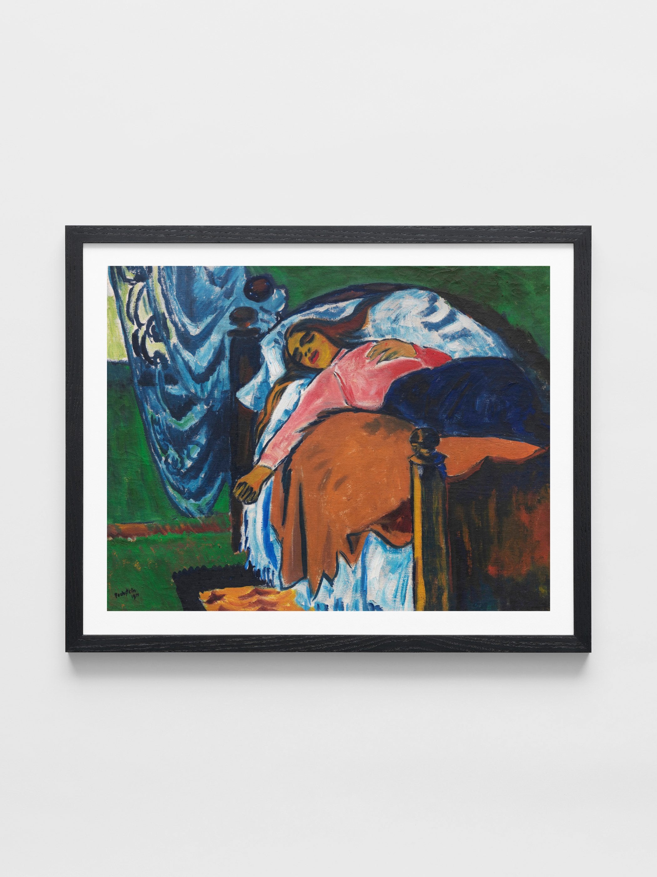 Hermann Max Pechstein - The Resting Woman