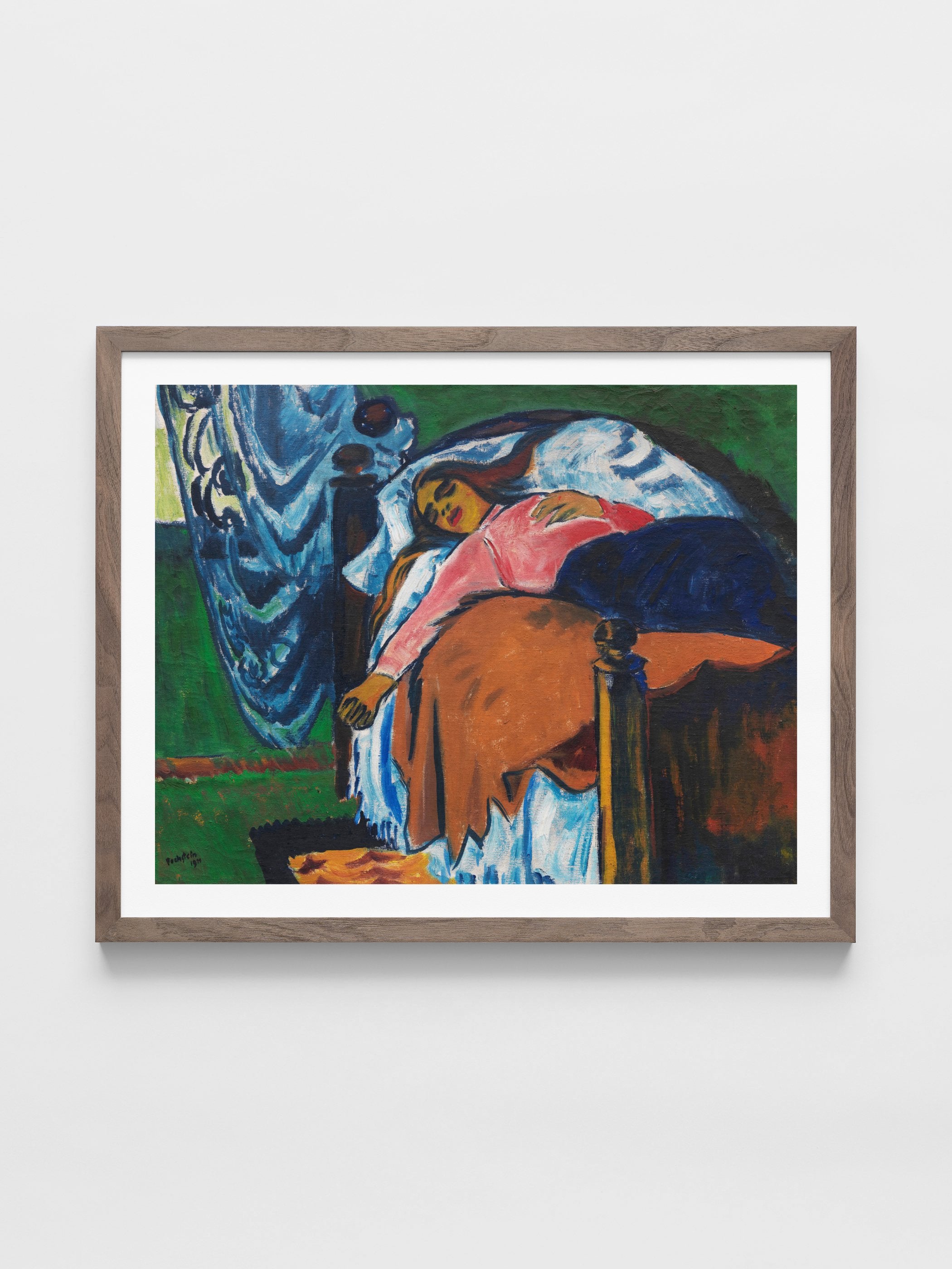 Hermann Max Pechstein - The Resting Woman