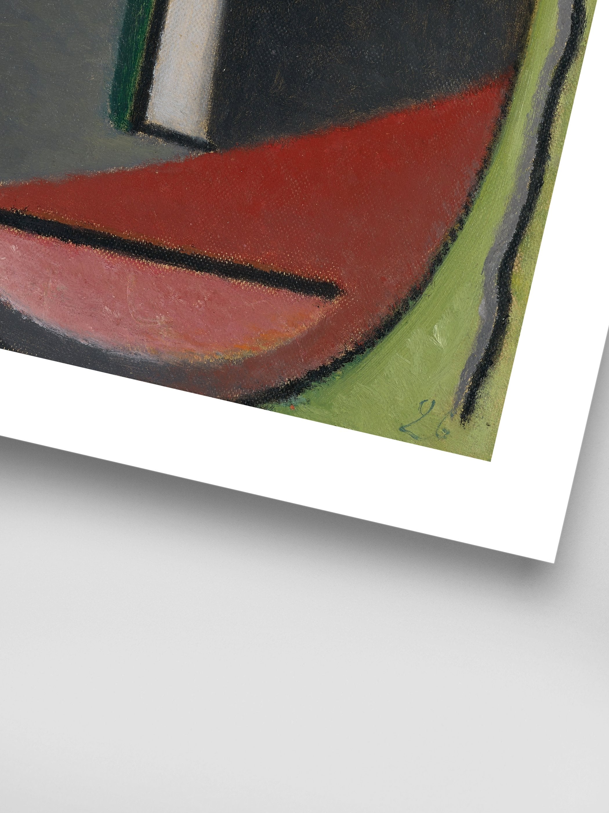 Alexej von Jawlensky - Abstract Head, Inner Vision Green-Gold