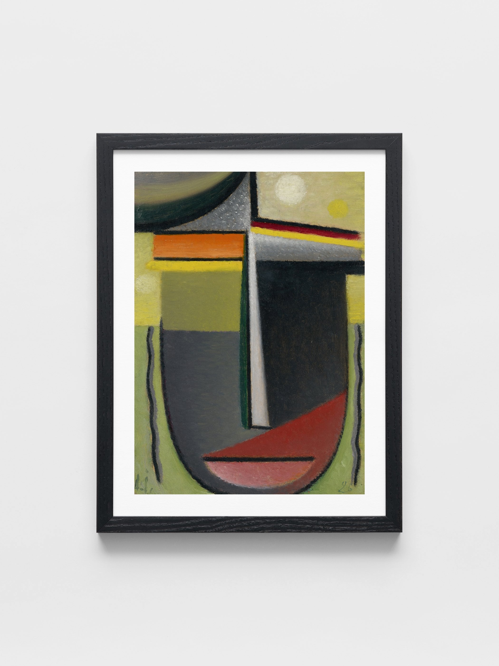 Alexej von Jawlensky - Abstract Head, Inner Vision Green-Gold