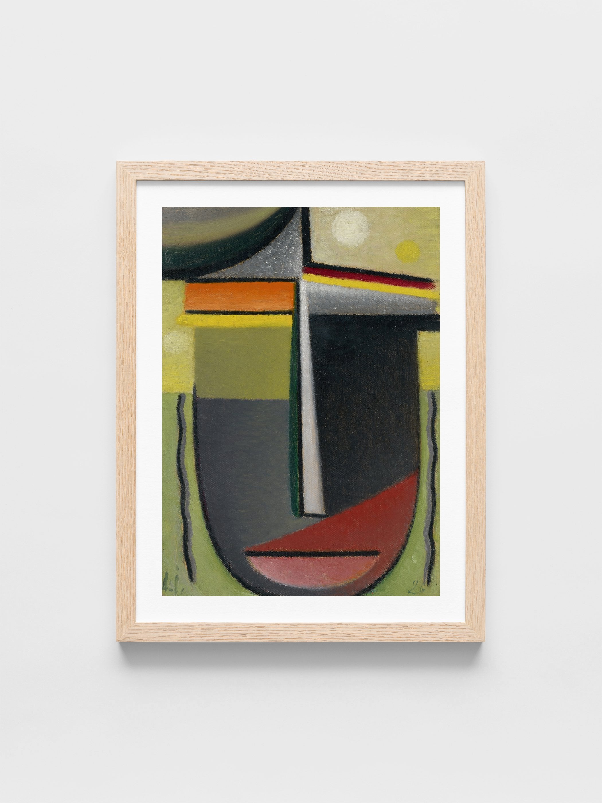 Alexej von Jawlensky - Abstract Head, Inner Vision Green-Gold