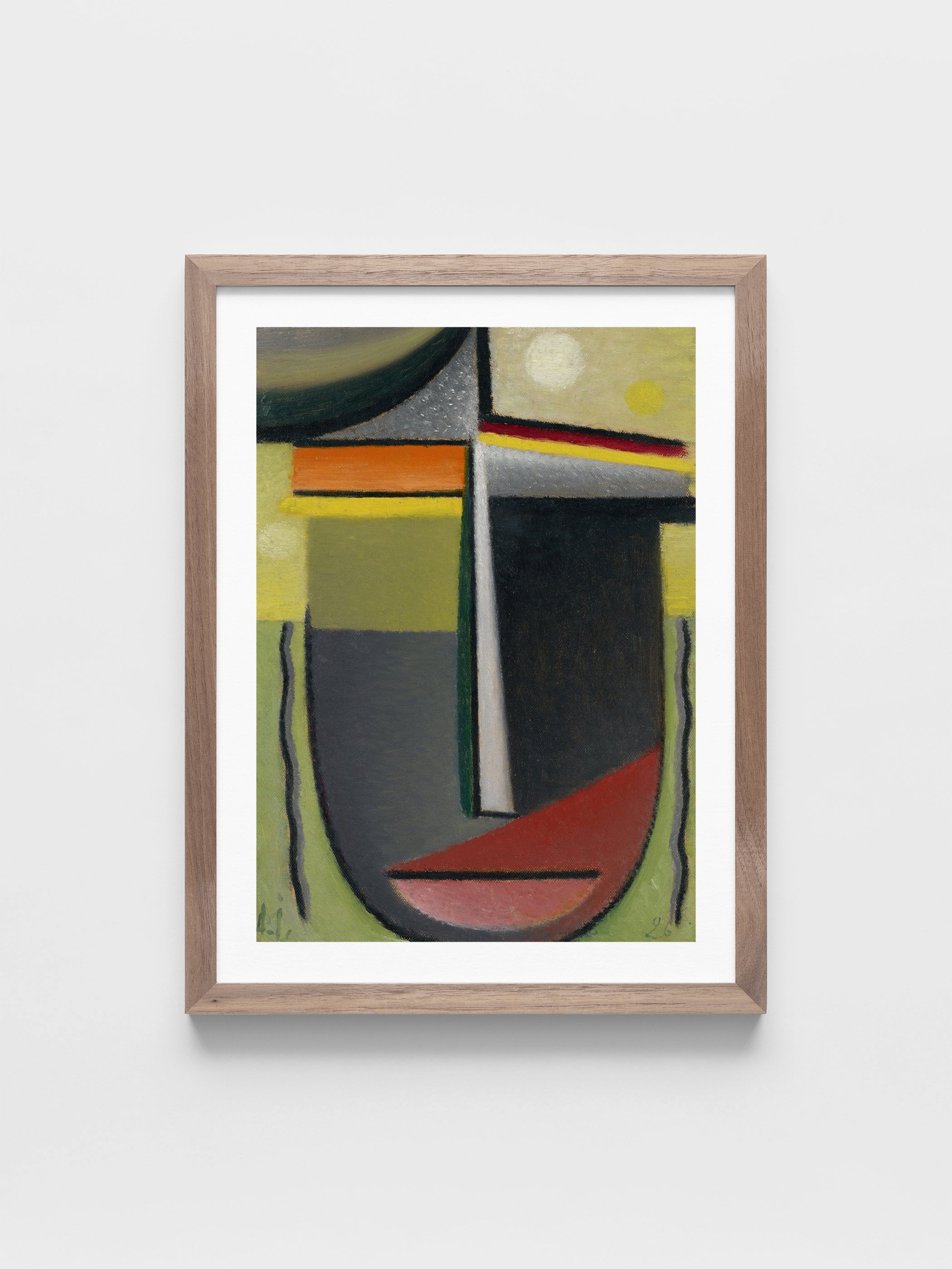 Alexej von Jawlensky - Abstract Head, Inner Vision Green-Gold