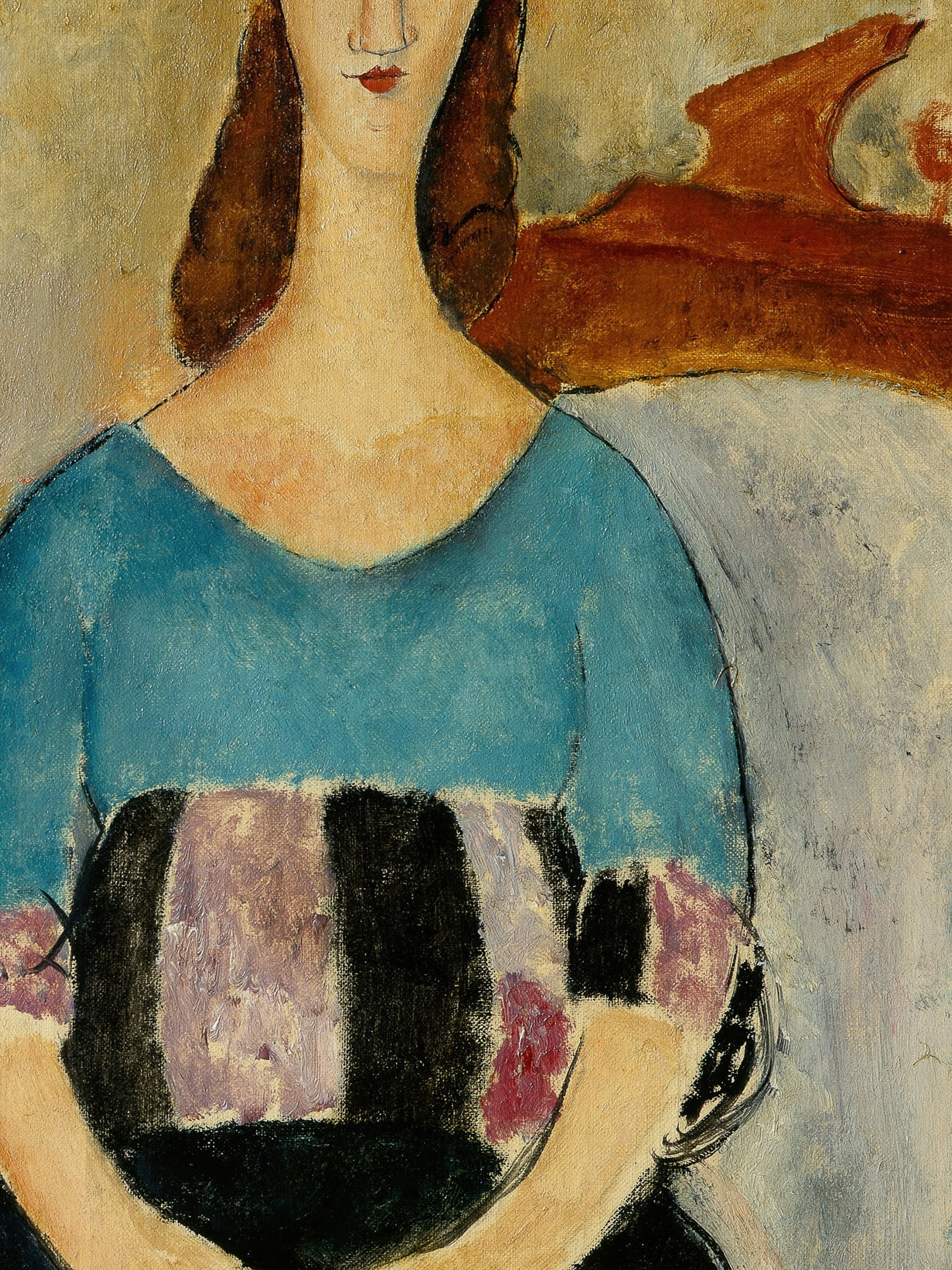 Amedeo Modigliani - Portrait of Jeanne Hebuterne, Seated
