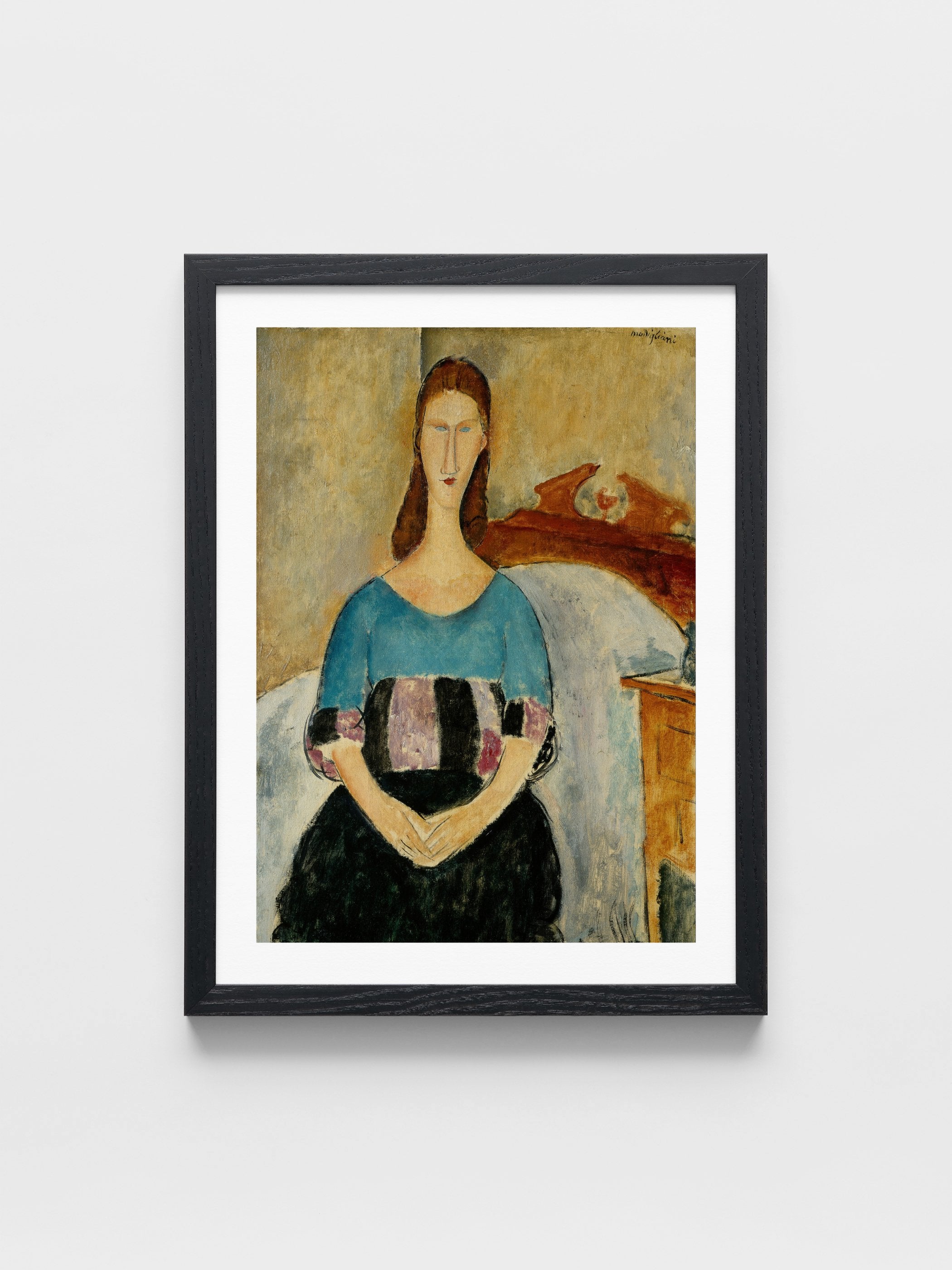 Amedeo Modigliani - Portrait of Jeanne Hebuterne, Seated