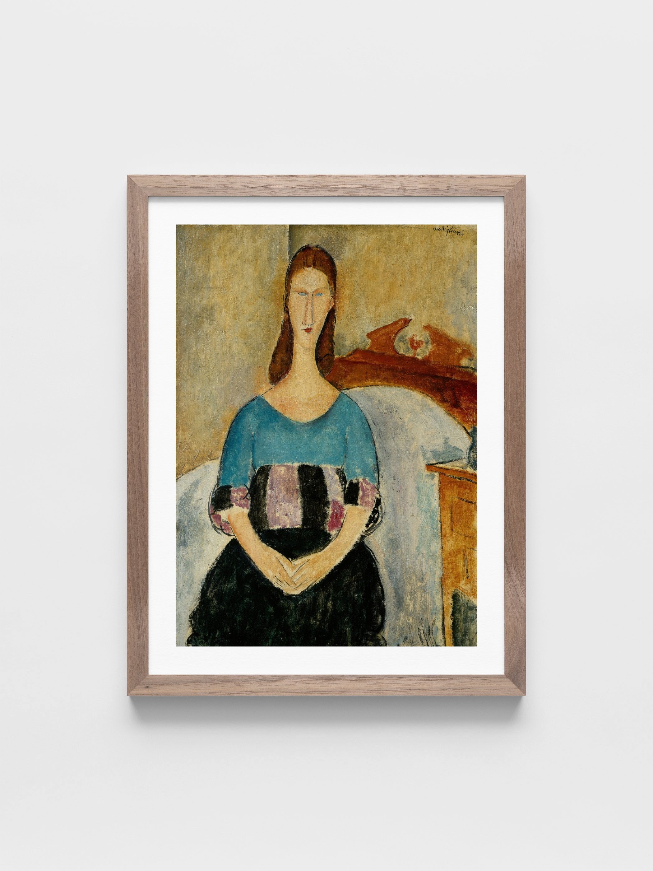Amedeo Modigliani - Portrait of Jeanne Hebuterne, Seated