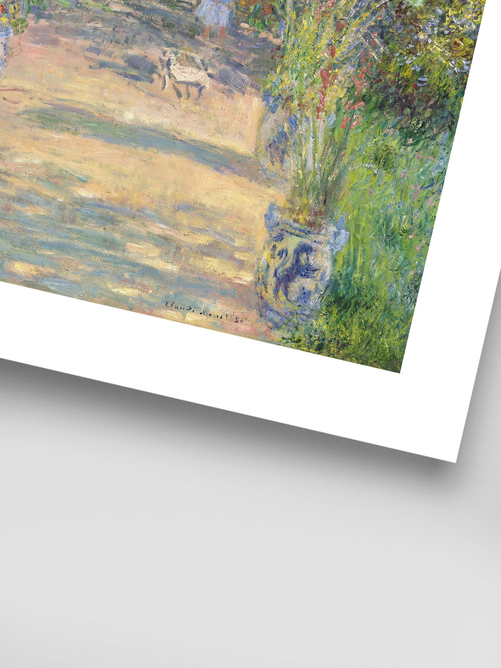Claude Monet - The Artist’s Garden at Vétheuil