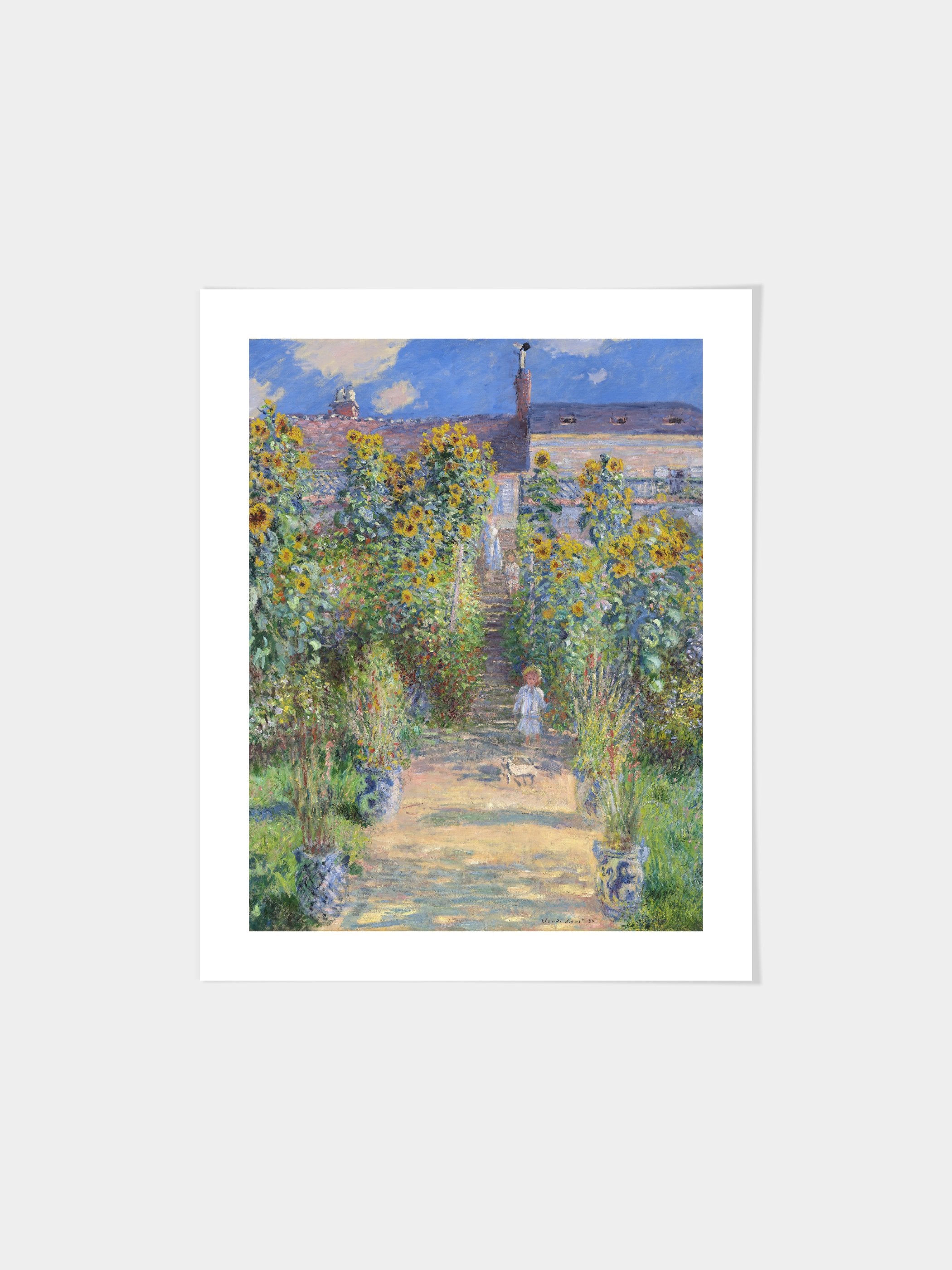 Claude Monet - The Artist’s Garden at Vétheuil