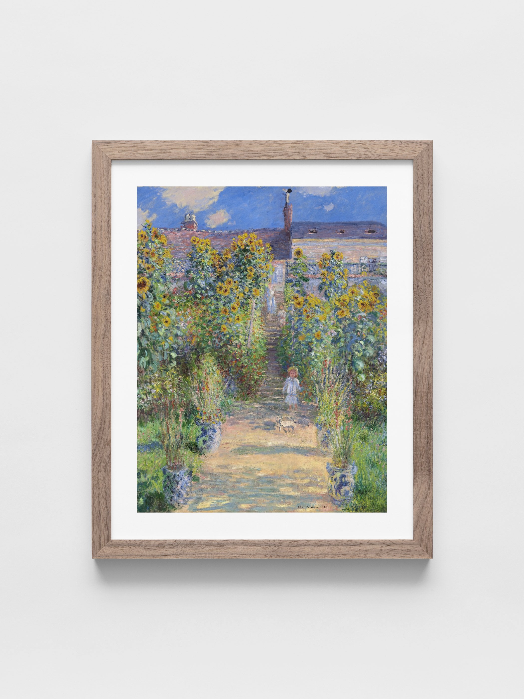 Claude Monet - The Artist’s Garden at Vétheuil
