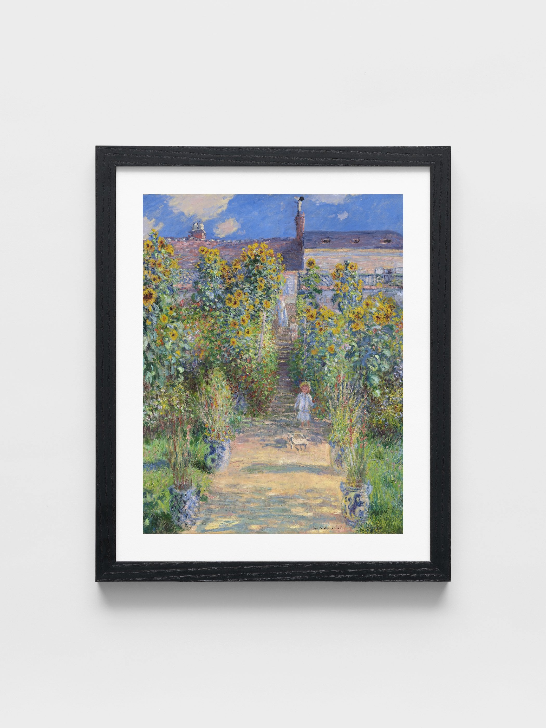 Claude Monet - The Artist’s Garden at Vétheuil