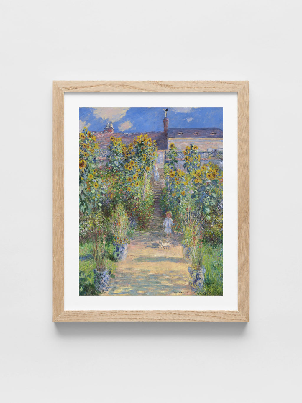 Claude Monet - The Artist’s Garden at Vétheuil