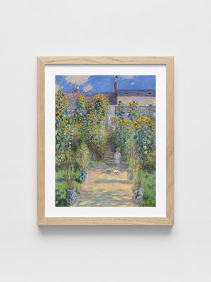 Claude Monet - The Artist’s Garden at Vétheuil