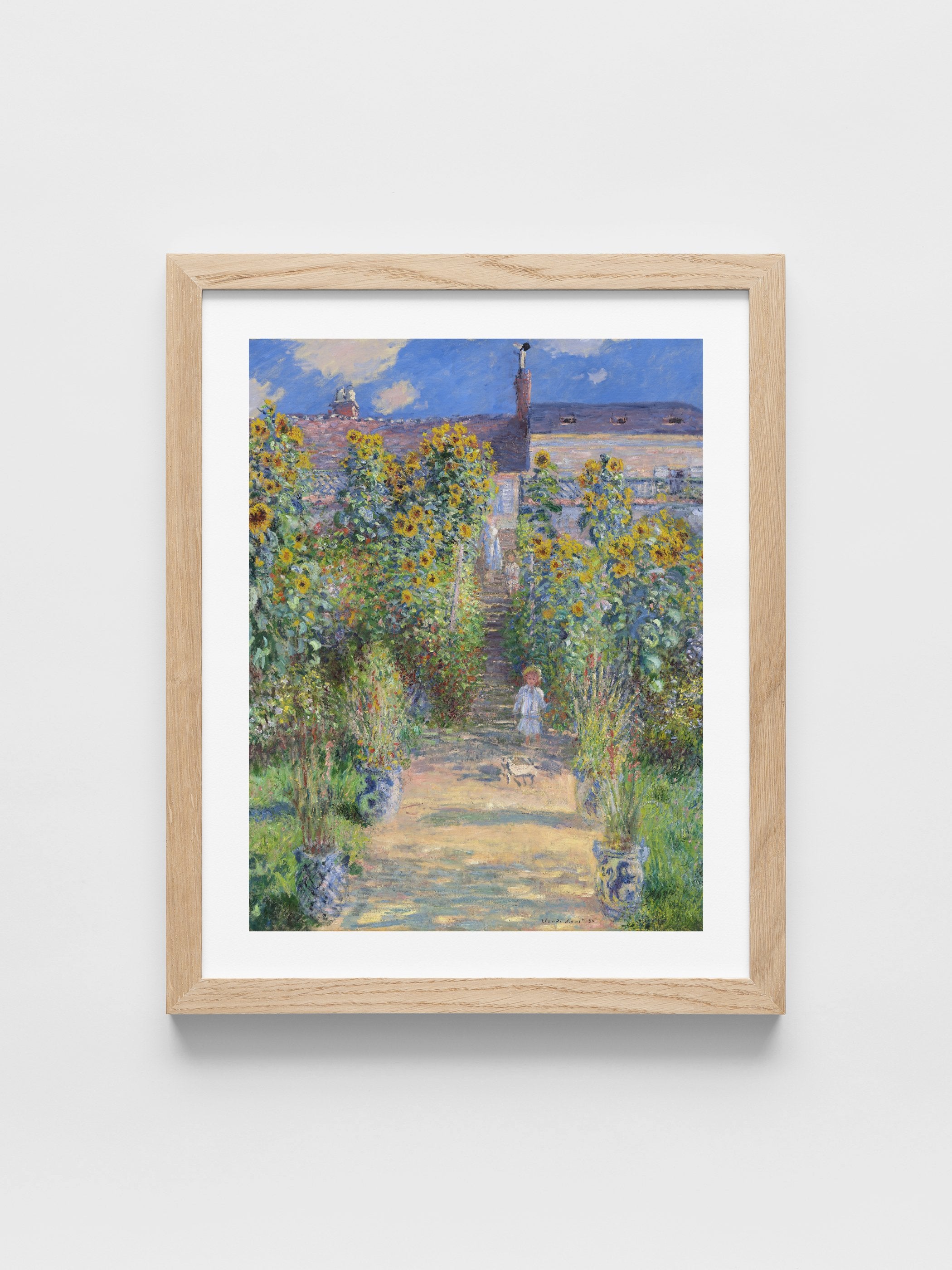 Claude Monet - The Artist’s Garden at Vétheuil