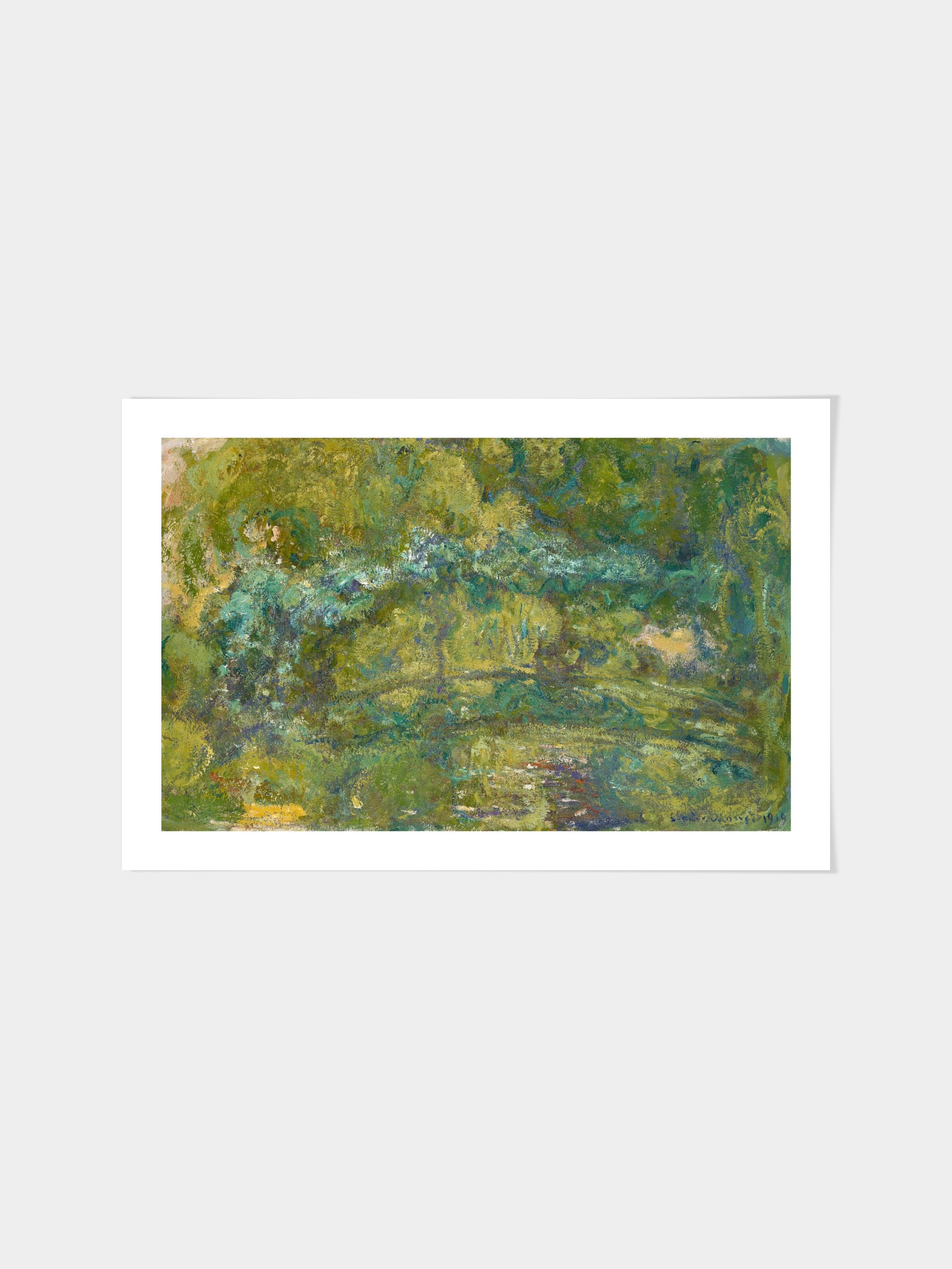 Claude Monet - The Footbridge over the Water-Lily Pond
