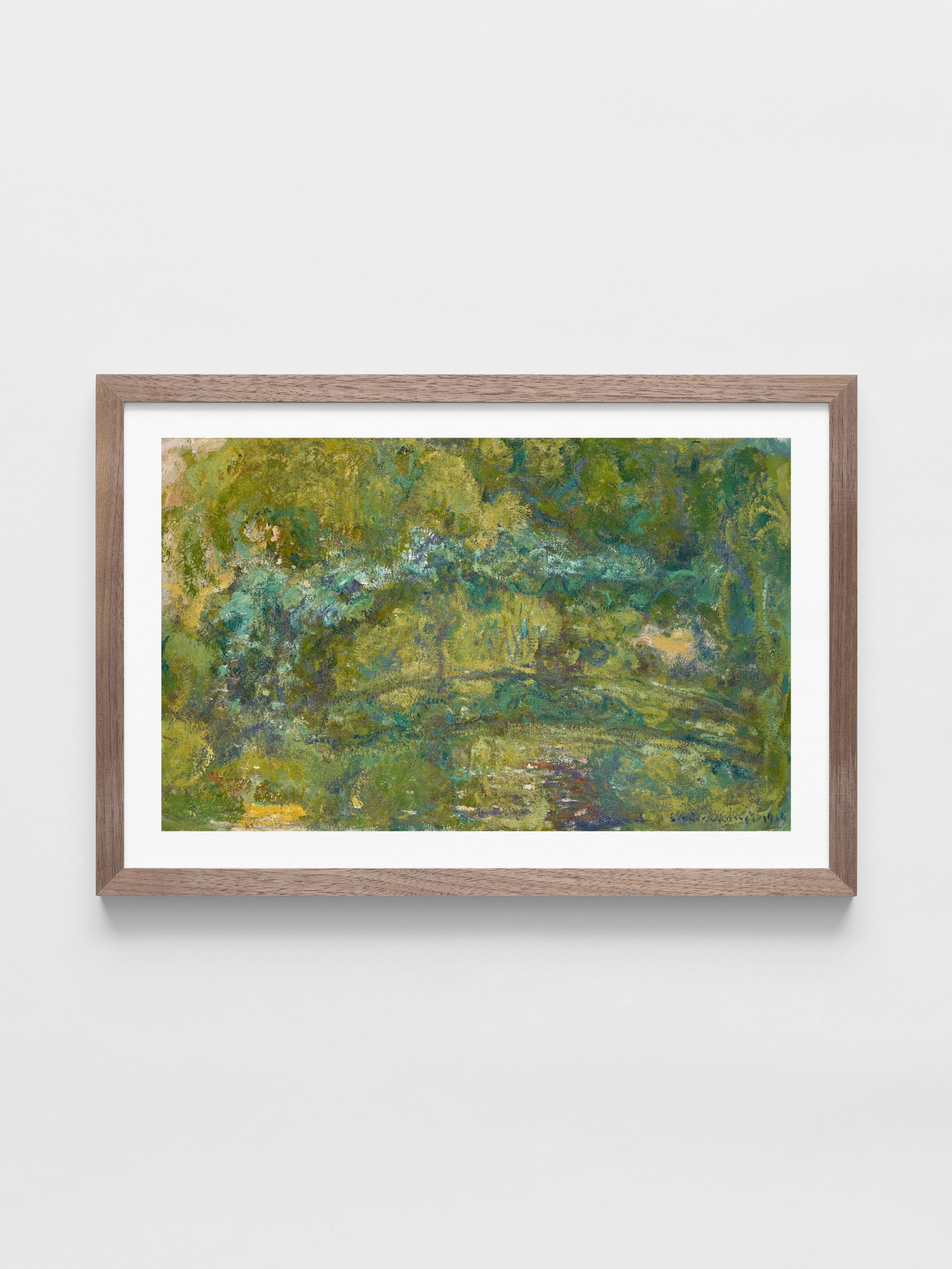 Claude Monet - The Footbridge over the Water-Lily Pond