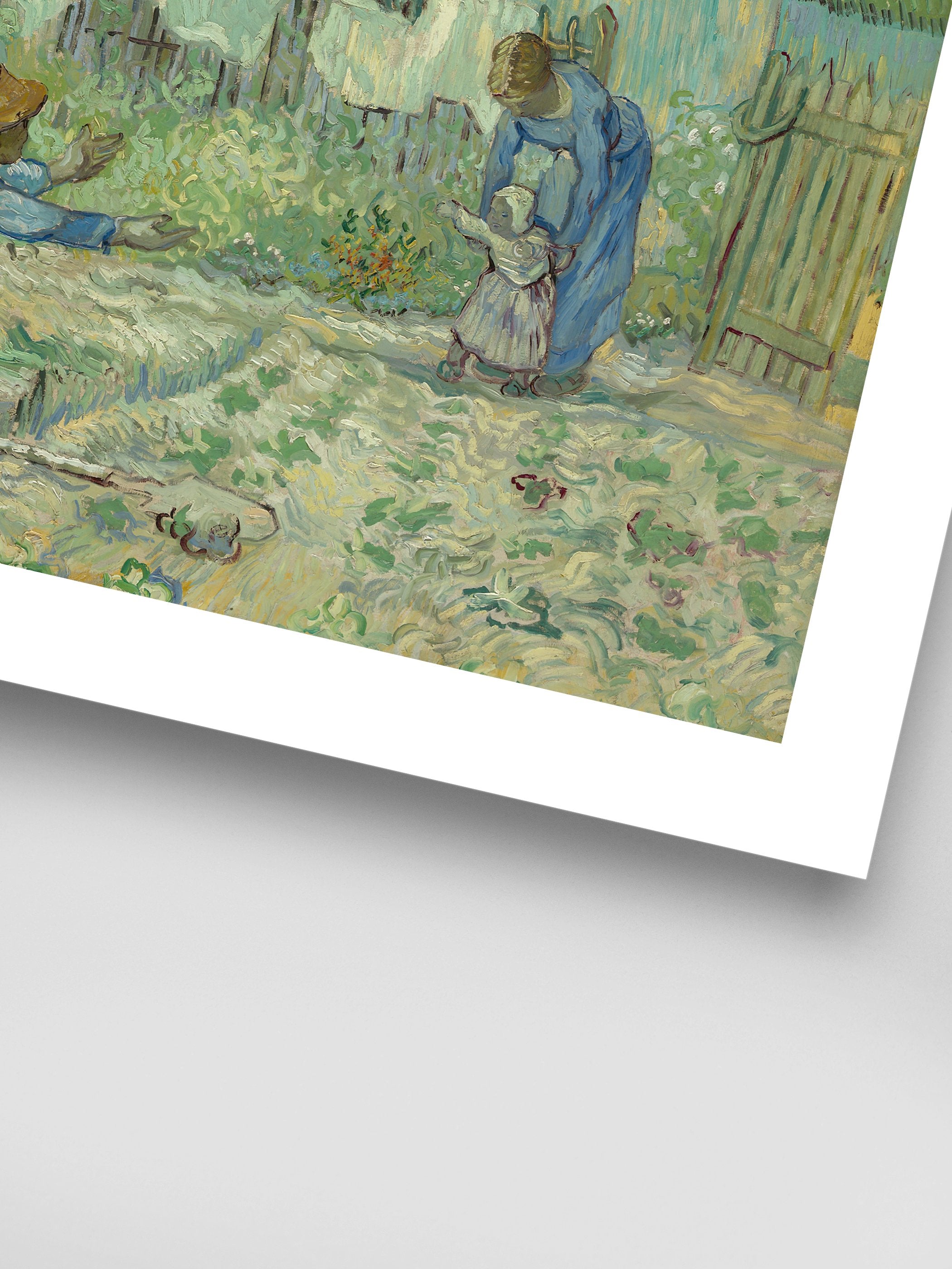 Vincent Van Gogh - First Steps, after Millet