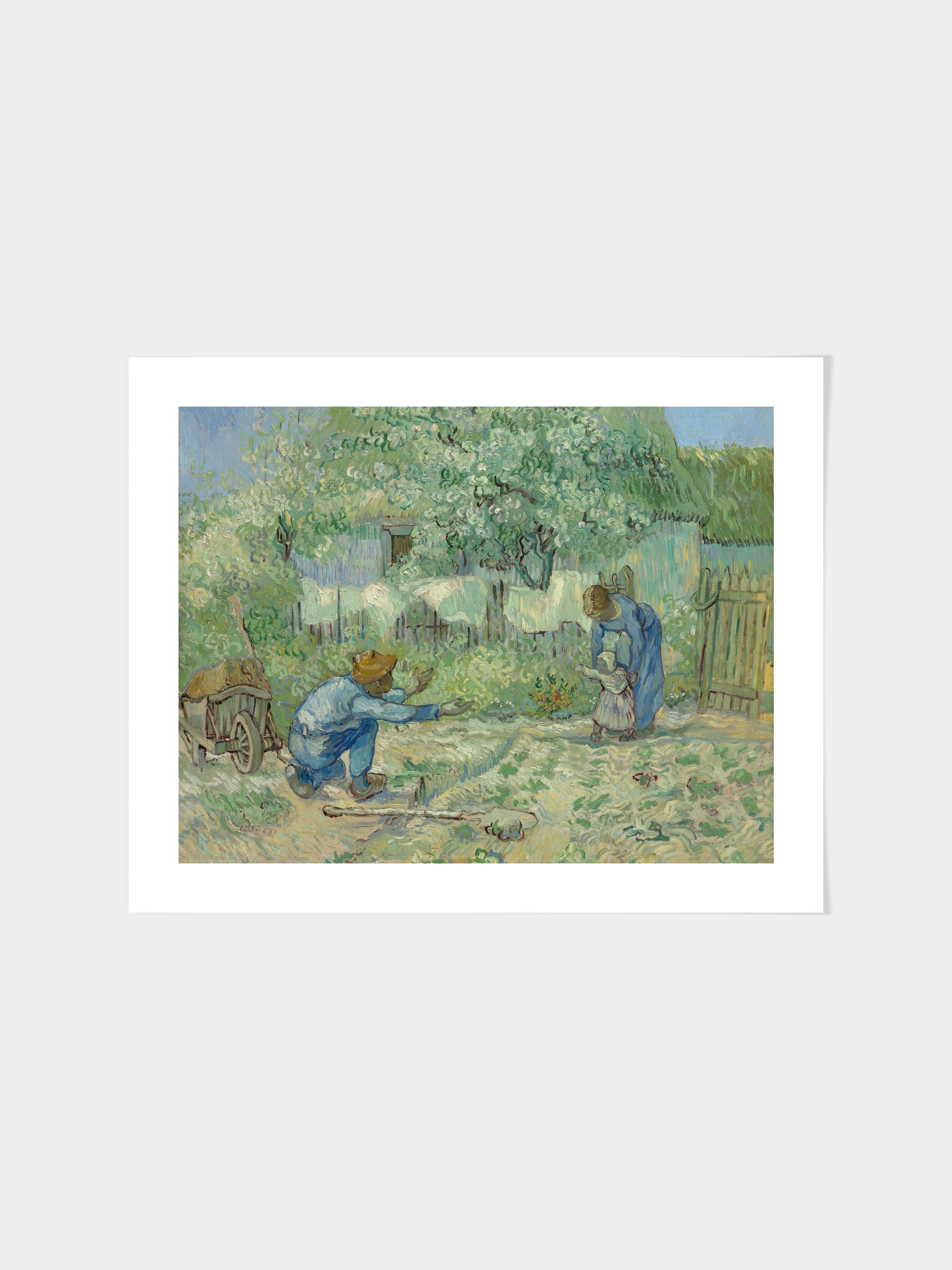 Vincent Van Gogh - First Steps, after Millet