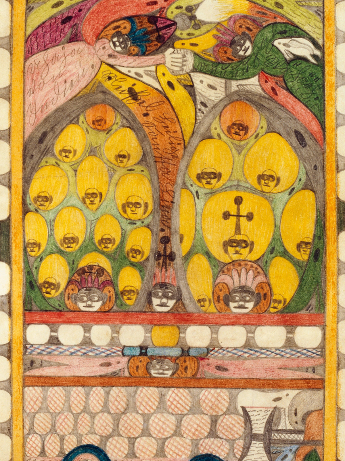 Adolf Wölfli - Uhaja von Indien, meine liebe Tauf=Paatinn