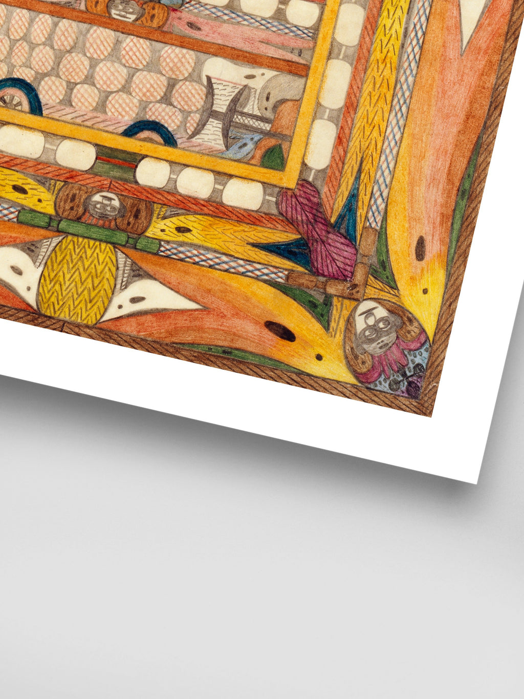 Adolf Wölfli - Uhaja von Indien, meine liebe Tauf=Paatinn
