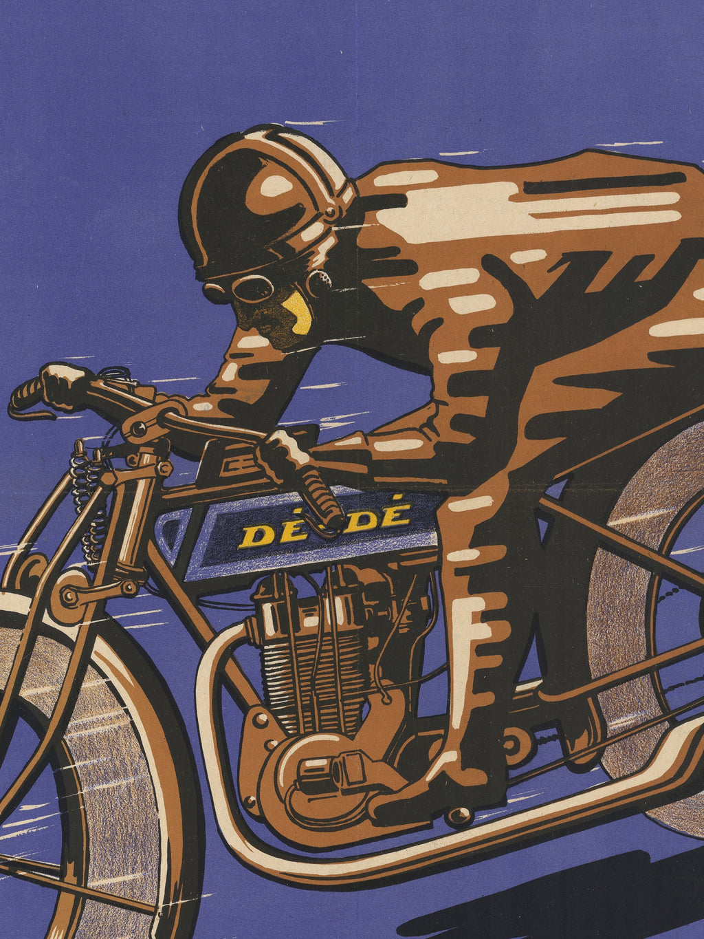Affiches Gaillard - Motocyclette Dé-Dé. Courbevoie