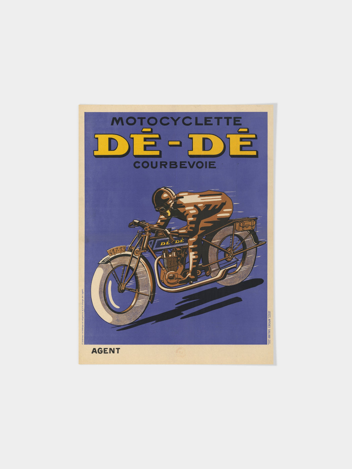 Motocyclette Dé-Dé. Courbevoie