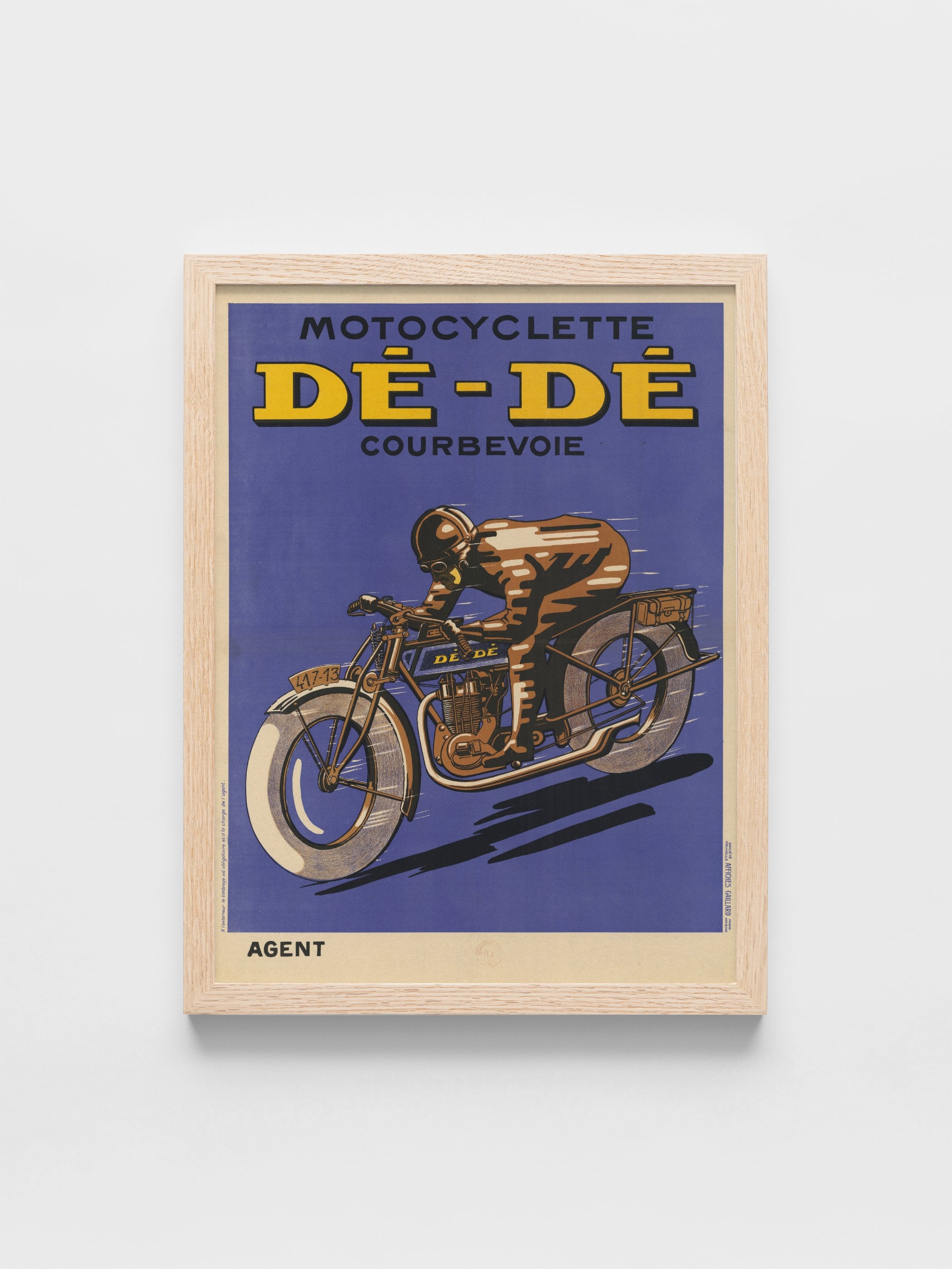 Affiches Gaillard - Motocyclette Dé-Dé. Courbevoie