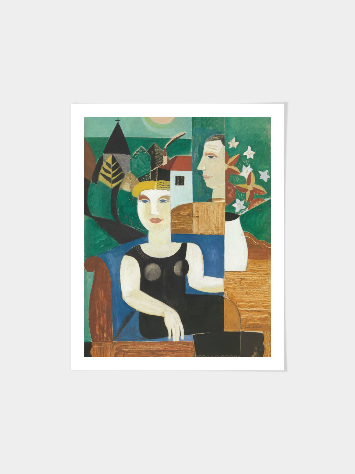 The Artist and his Wife in the Moonlight (Us in Deurle)
