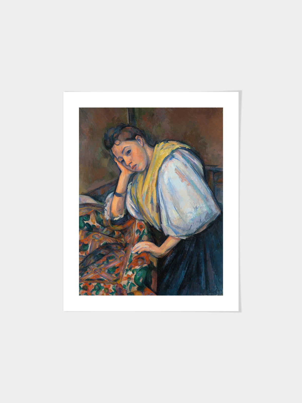 Young Italian Woman at a Table