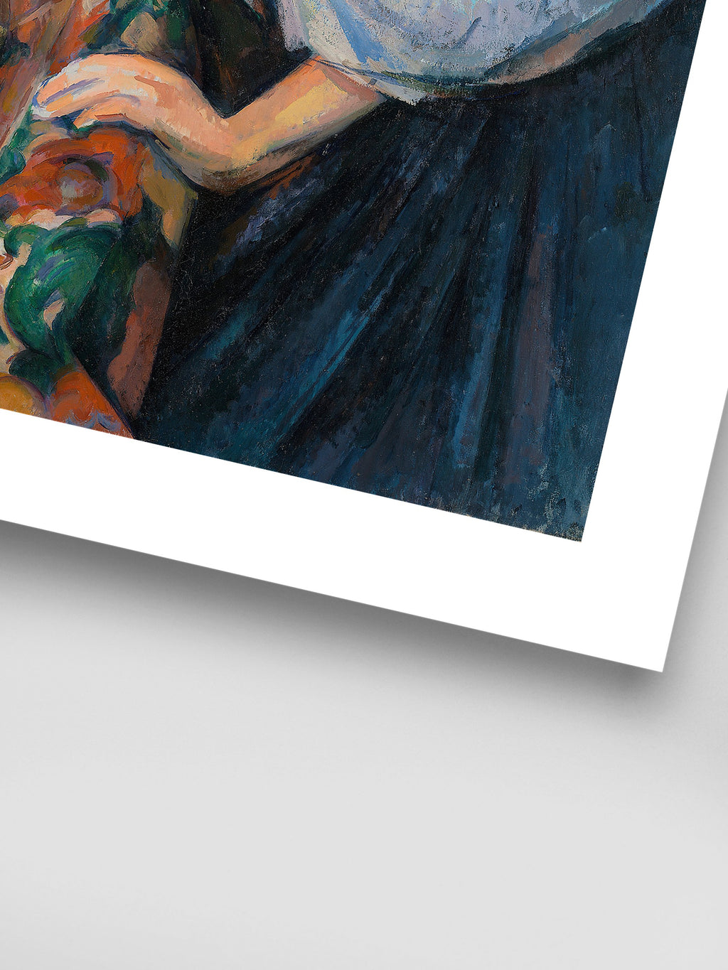 Young Italian Woman at a Table
