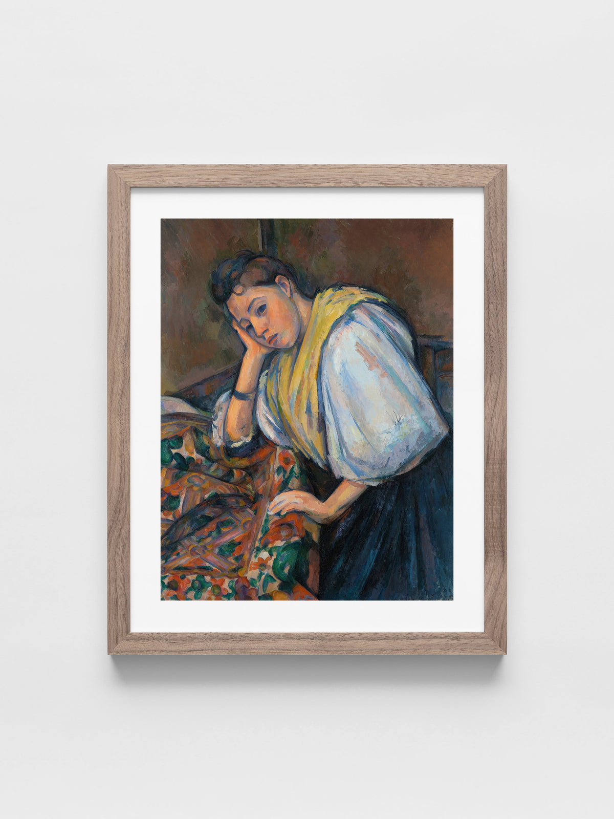 Young Italian Woman at a Table
