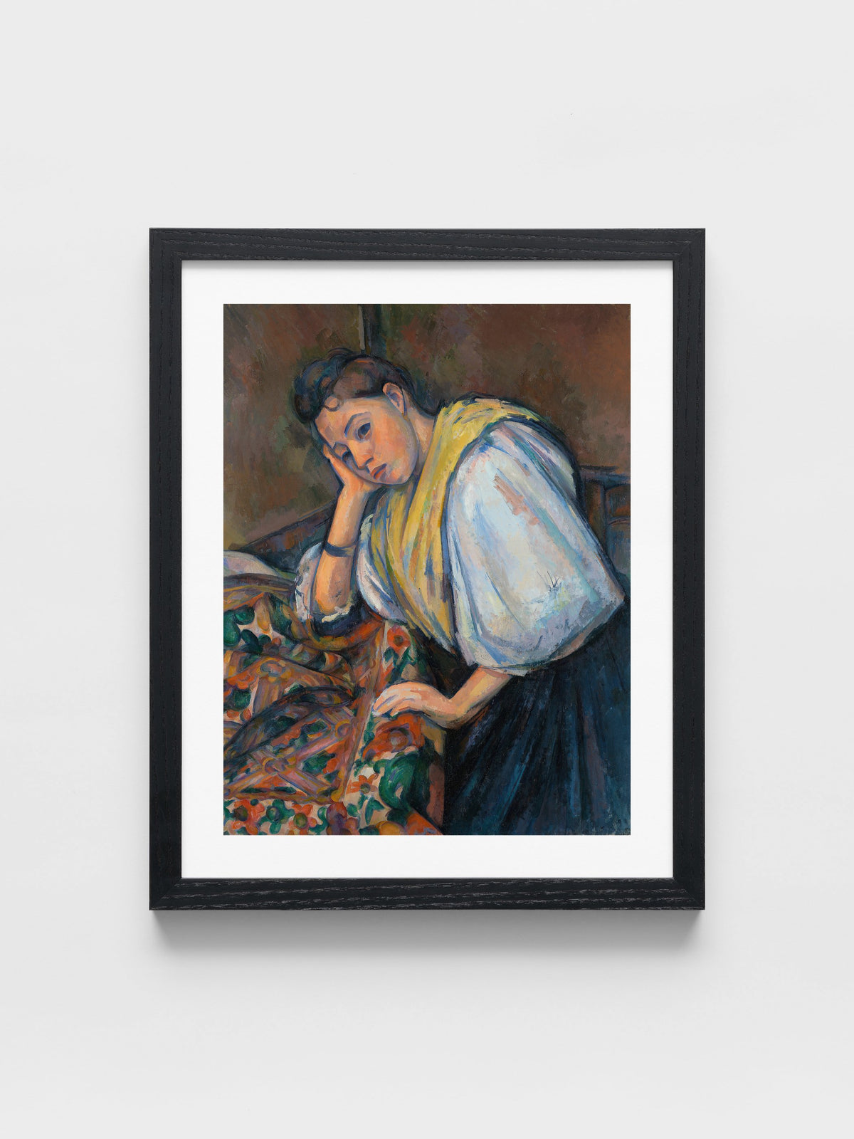 Young Italian Woman at a Table