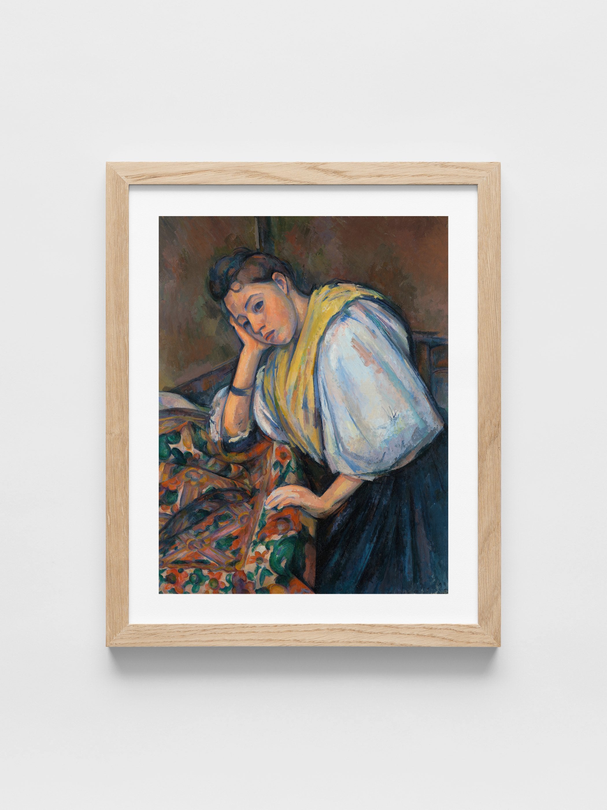 Young Italian Woman at a Table