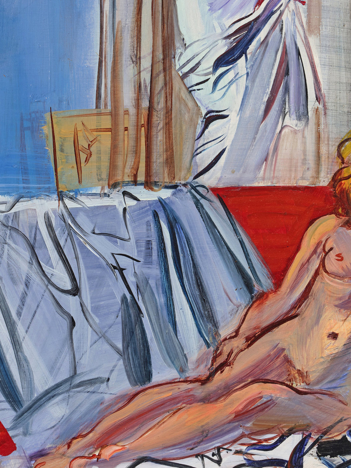Nu couché dans l’atelier de la rue Jeanne-d’Arc