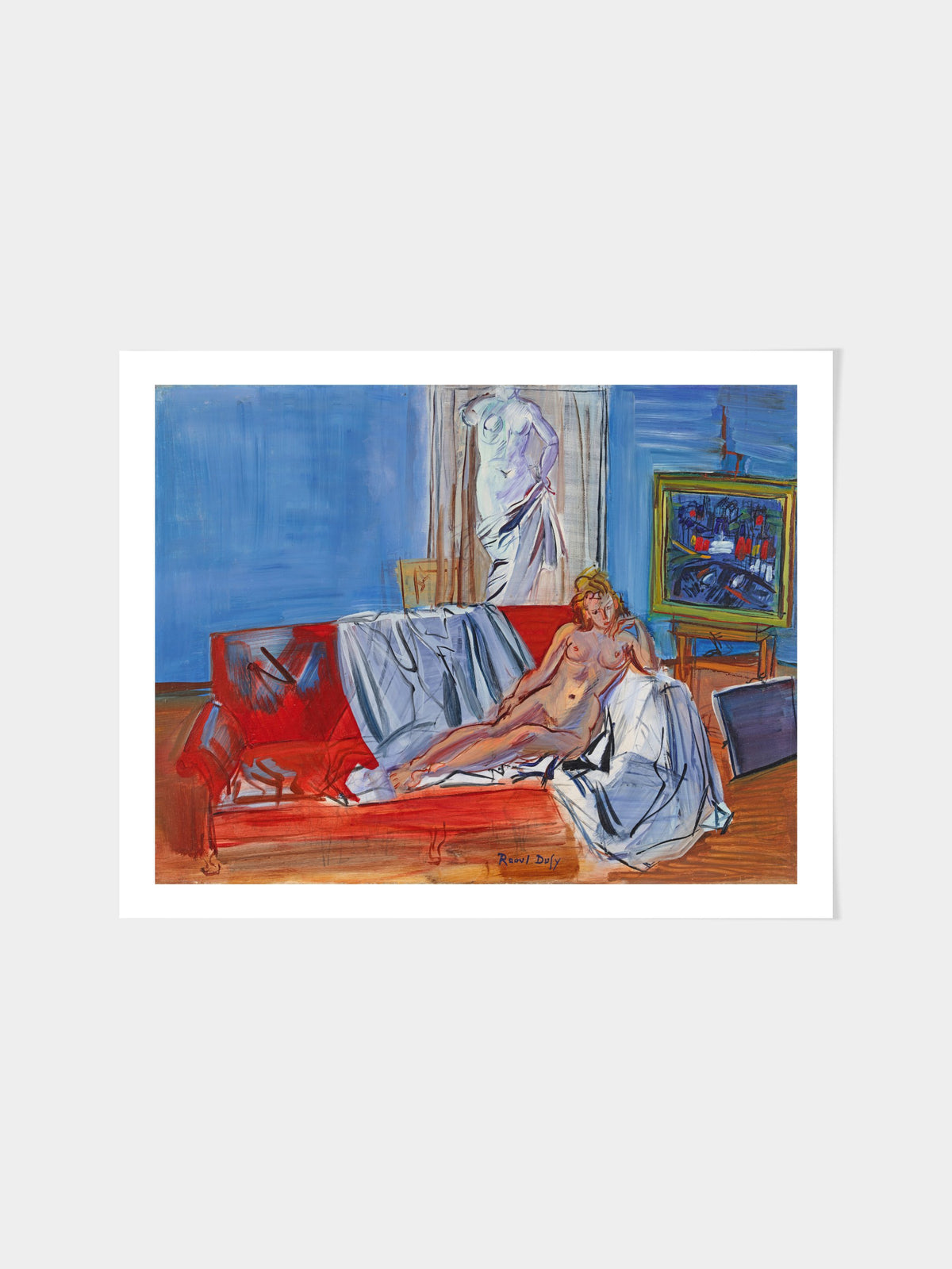 Nu couché dans l’atelier de la rue Jeanne-d’Arc