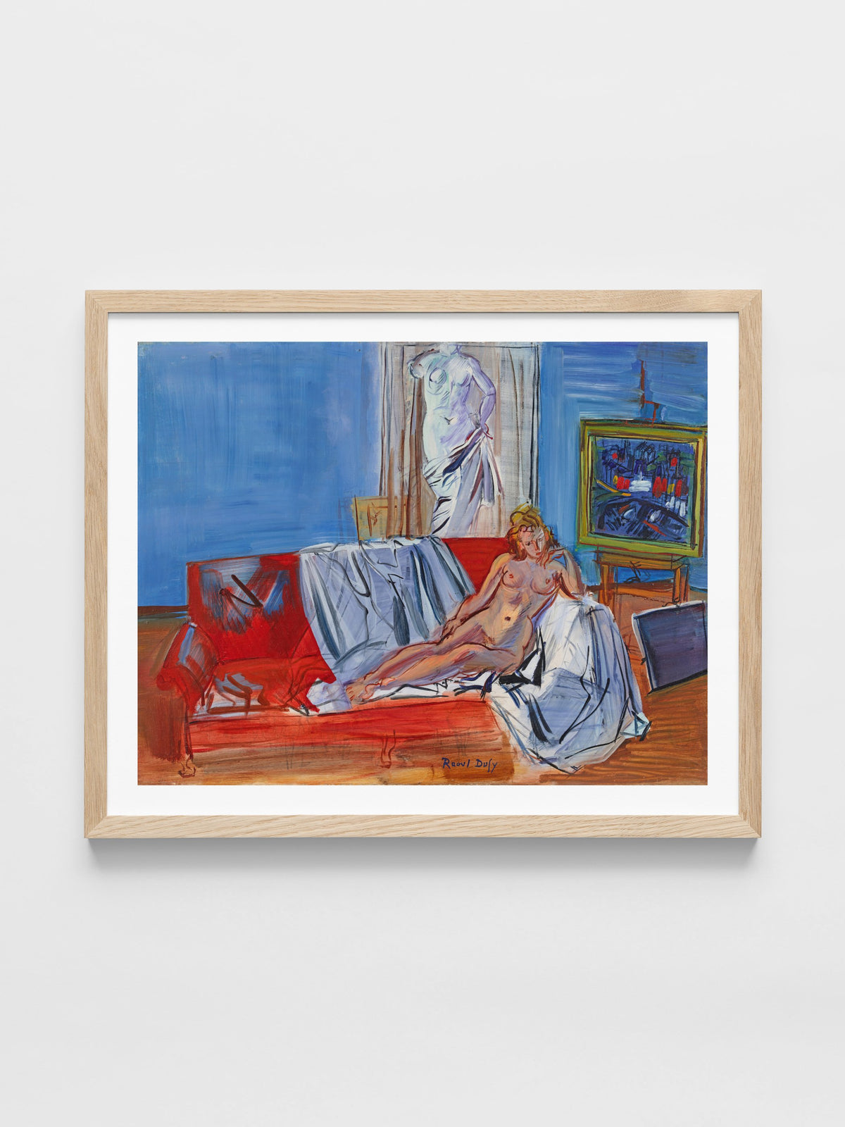 Nu couché dans l’atelier de la rue Jeanne-d’Arc