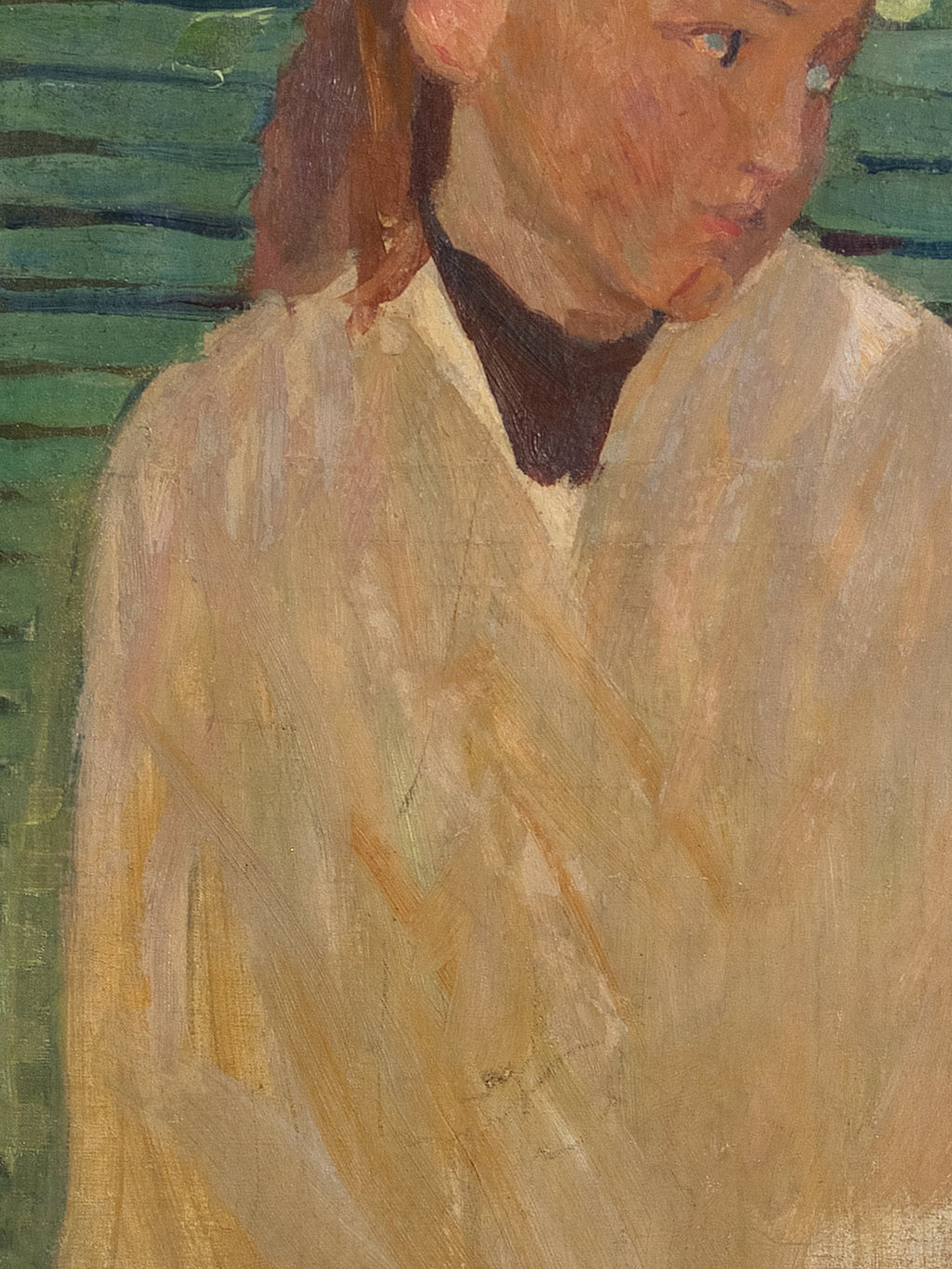 Girl on a Garden Seat