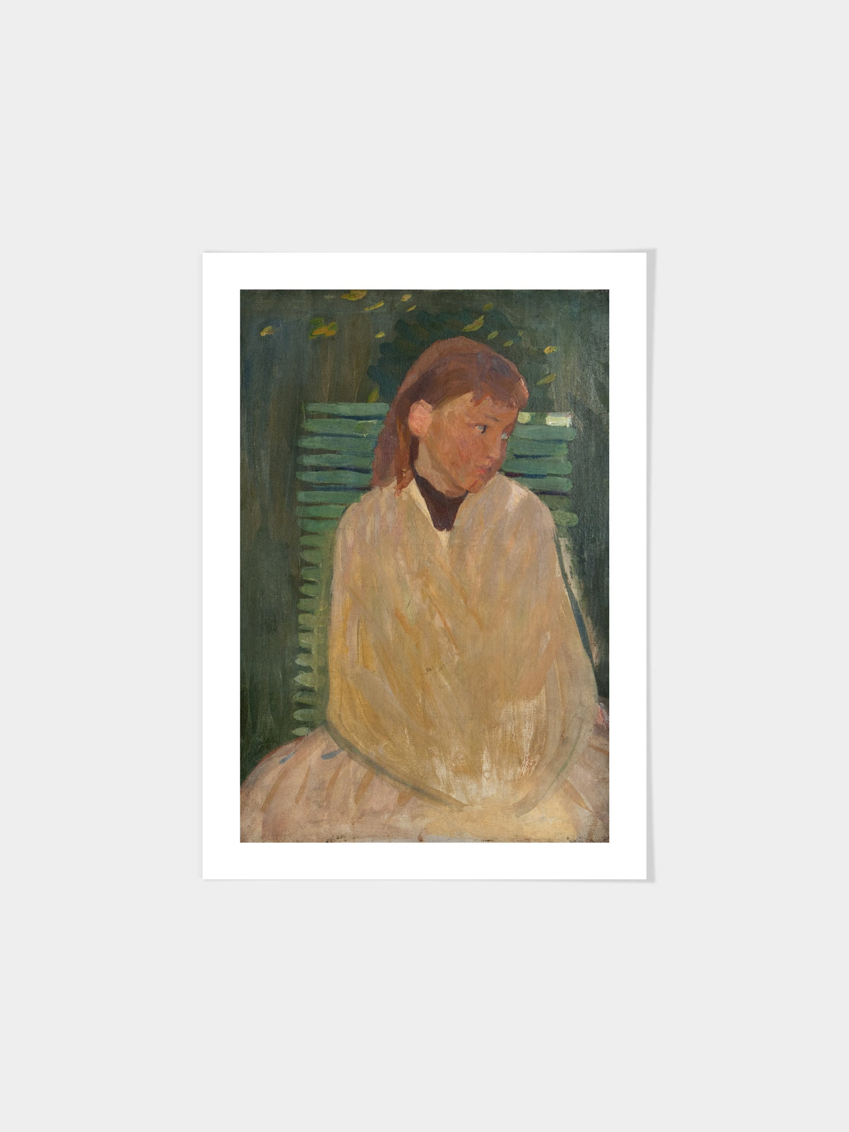 Girl on a Garden Seat