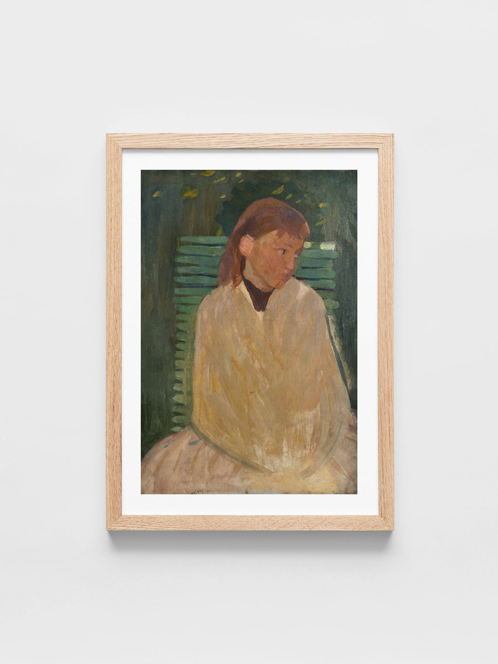 Girl on a Garden Seat