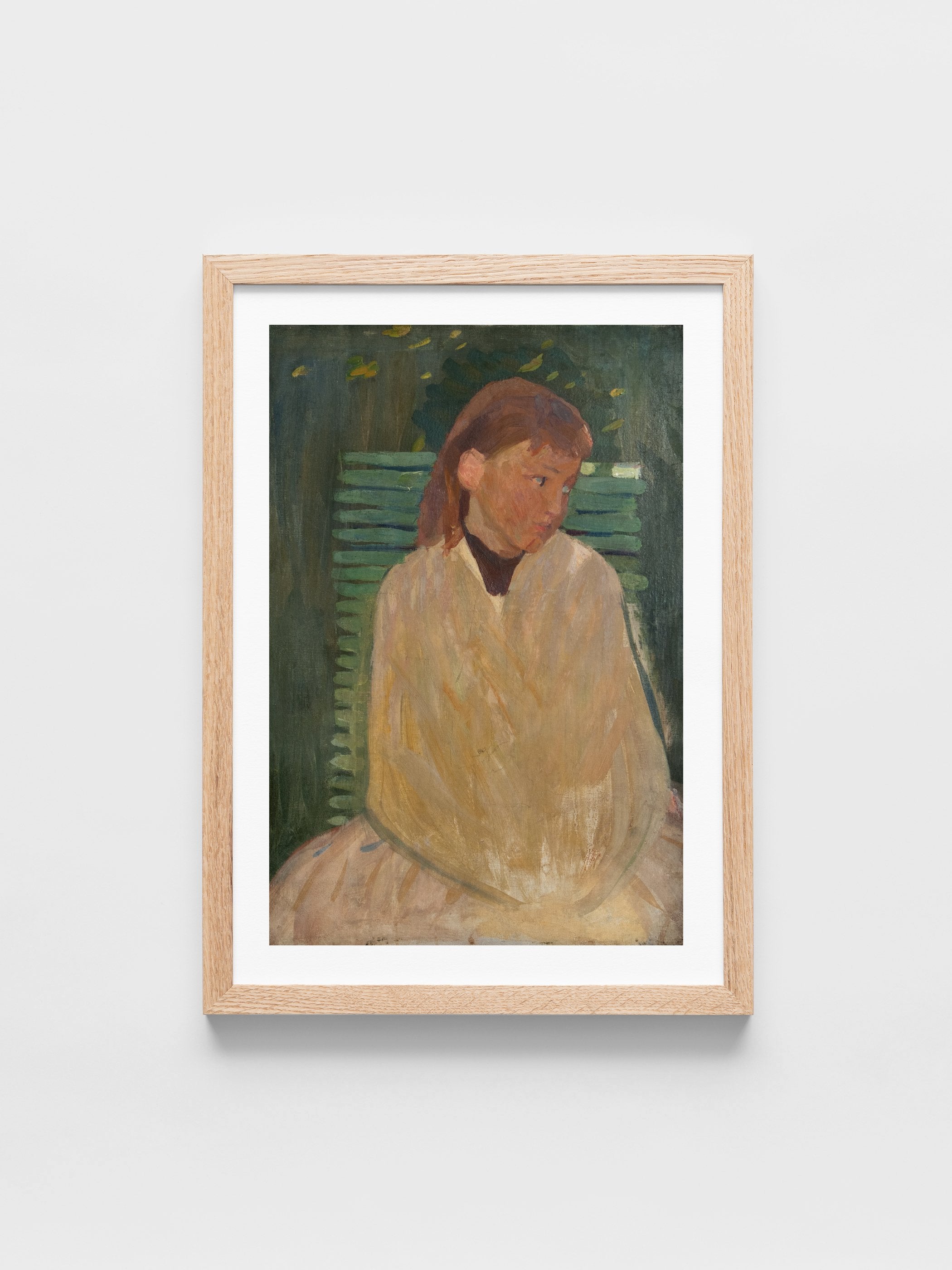 Girl on a Garden Seat