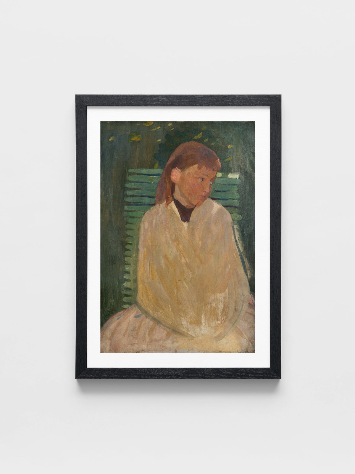 Girl on a Garden Seat
