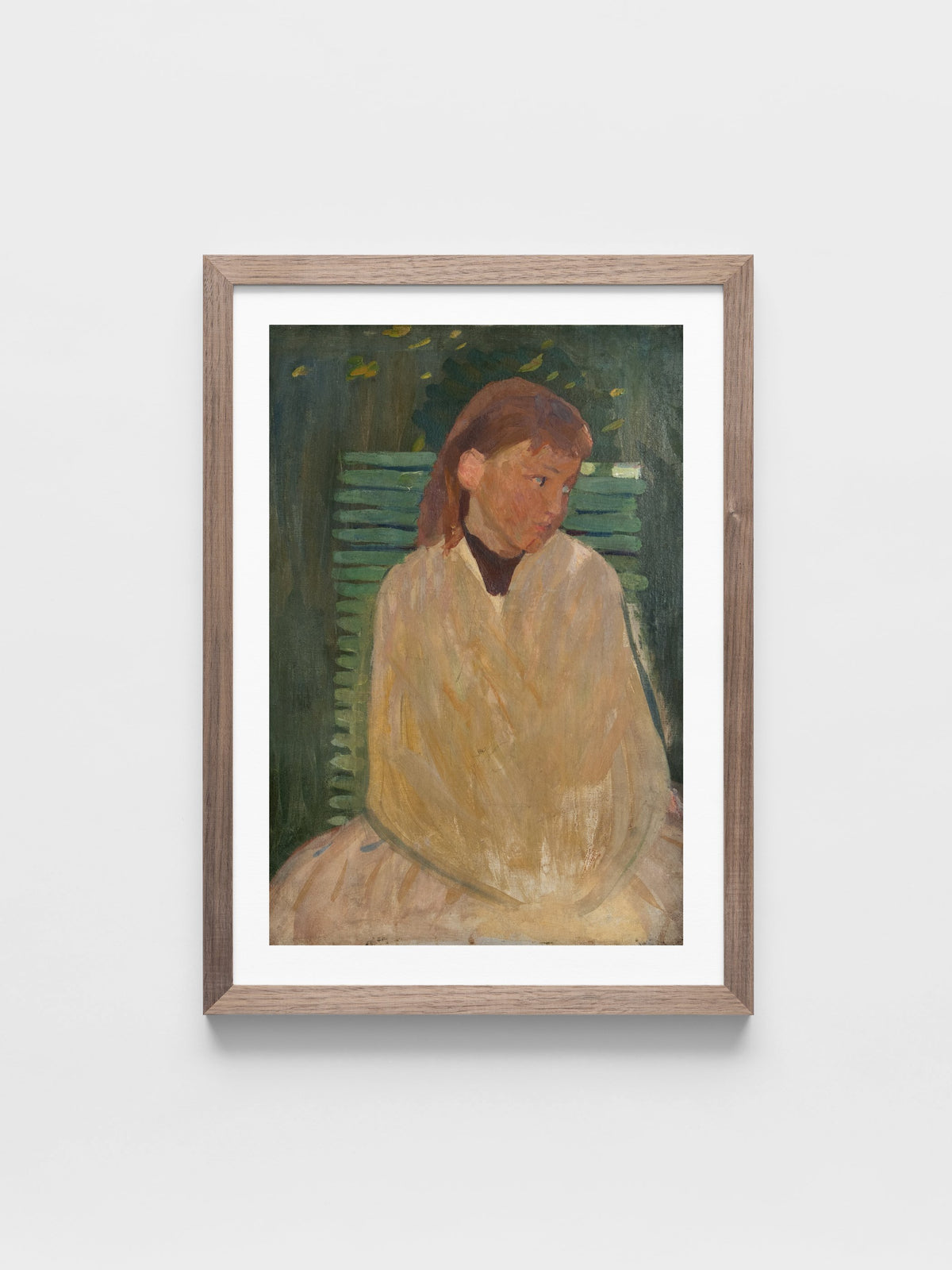 Girl on a Garden Seat