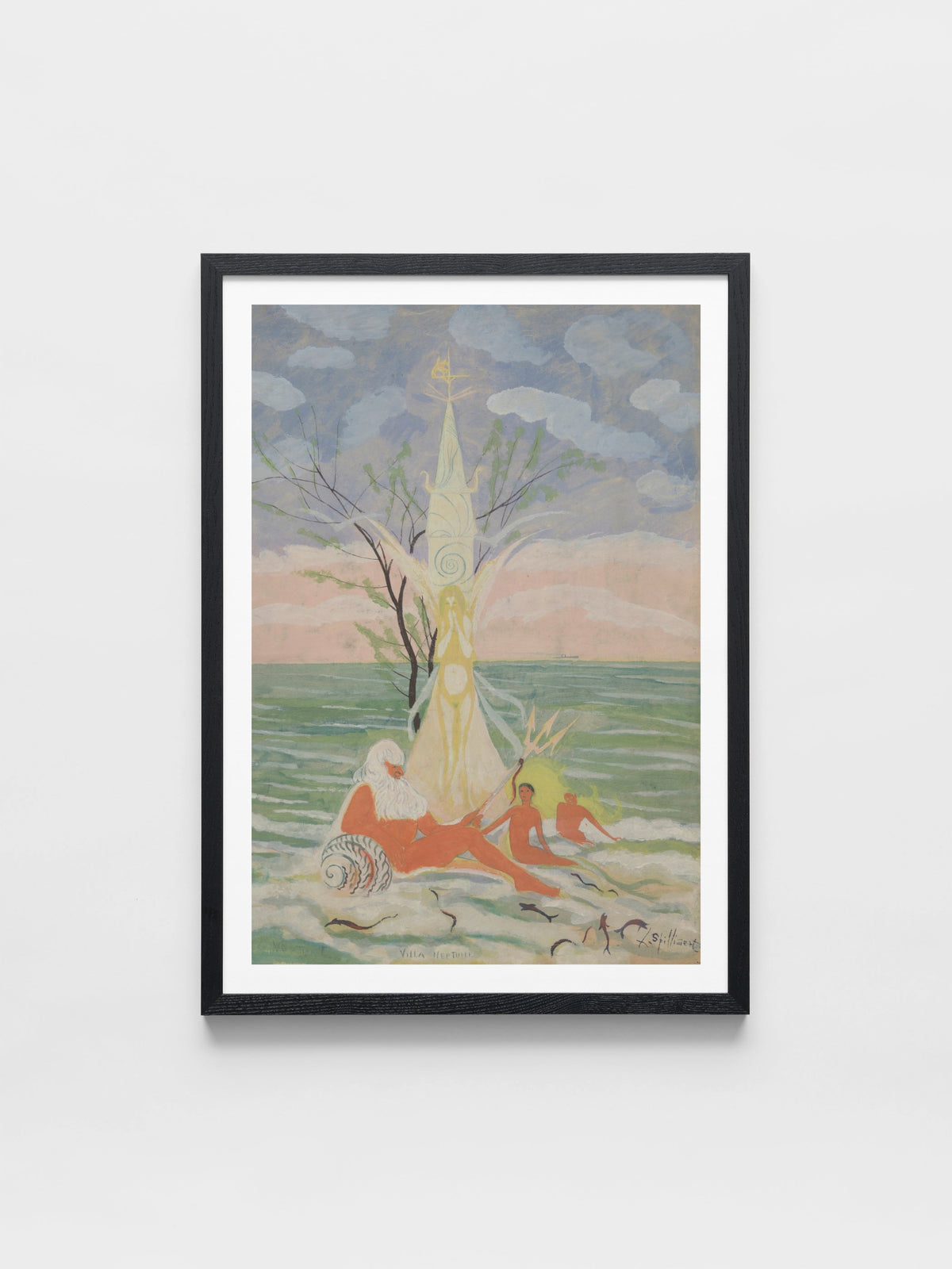 Neptunus, figuren en zee