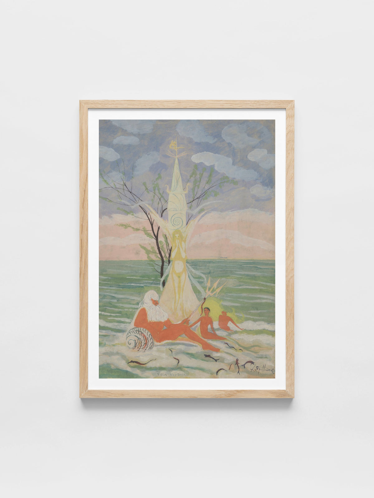 Neptunus, figuren en zee