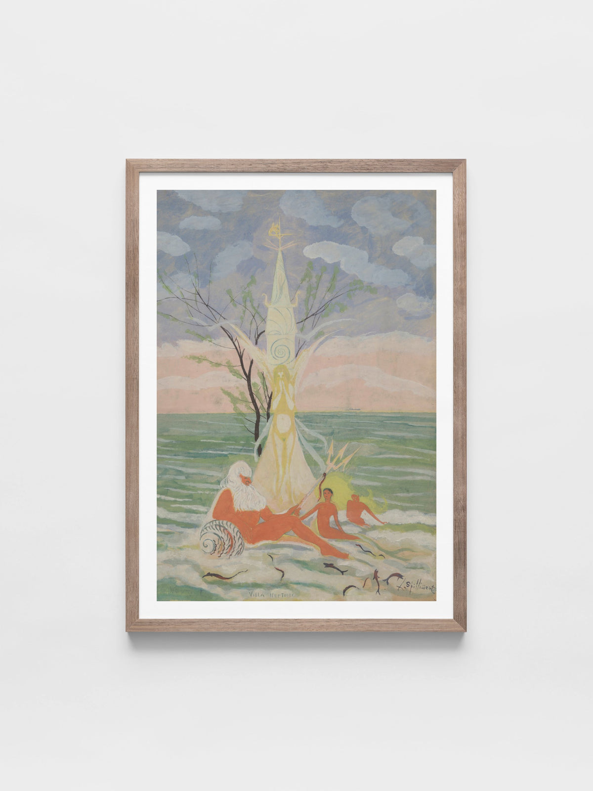 Neptunus, figuren en zee