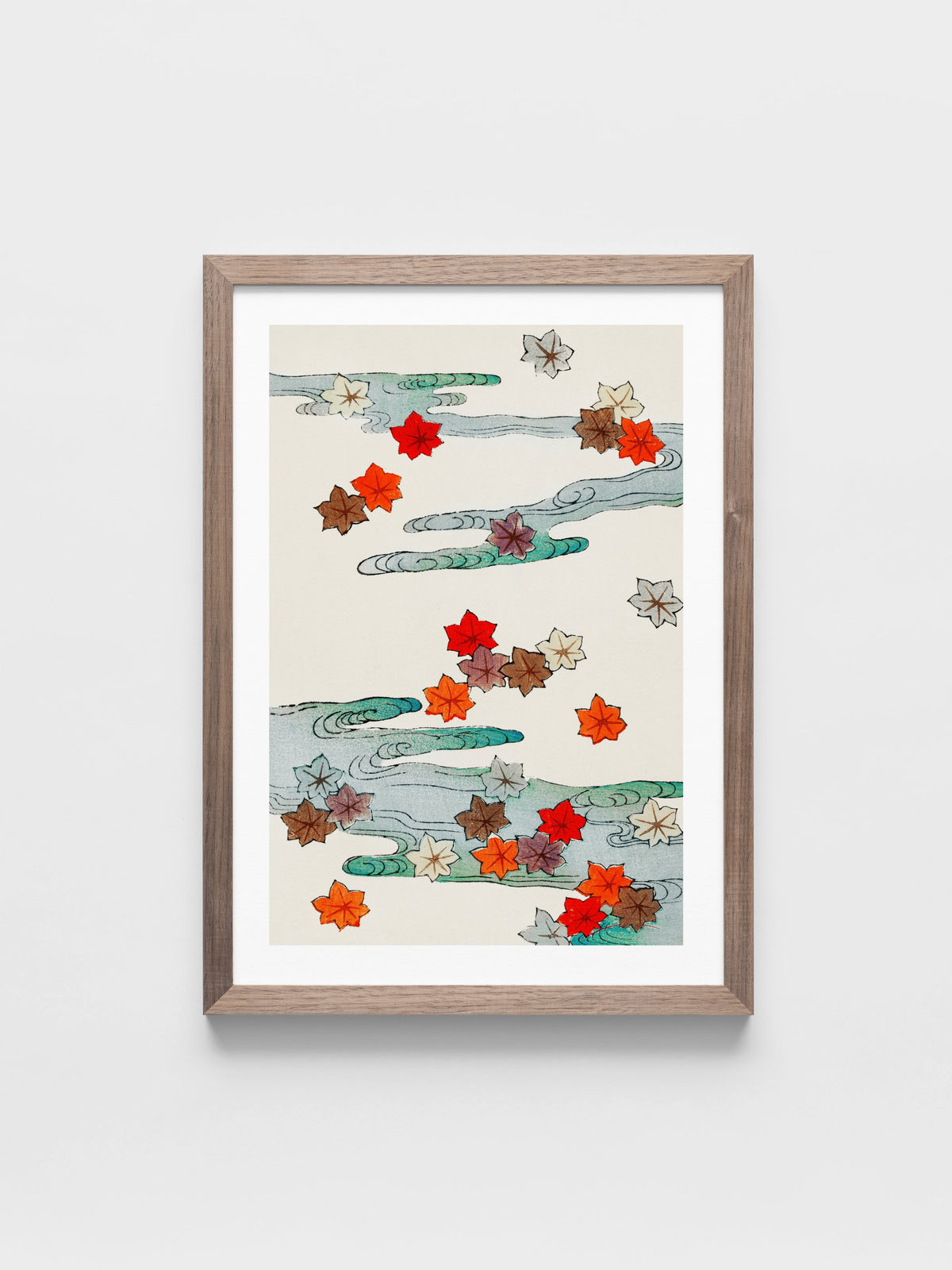 Autumn and water illustration