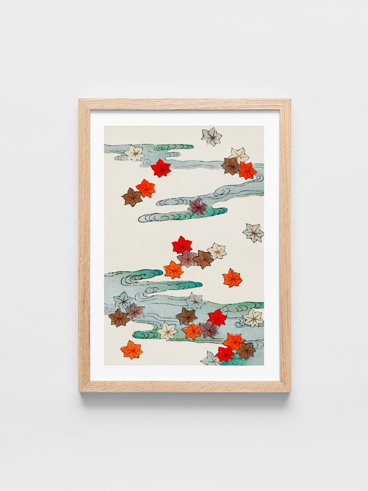 Autumn and water illustration