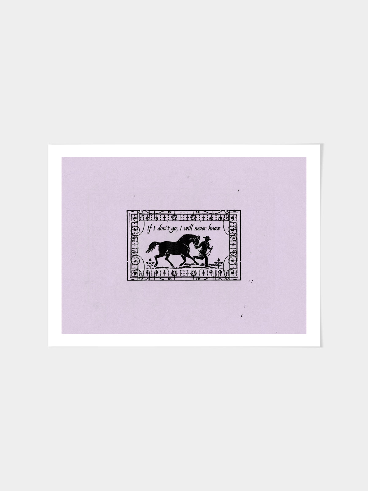 Cowboy Run (Lilac)