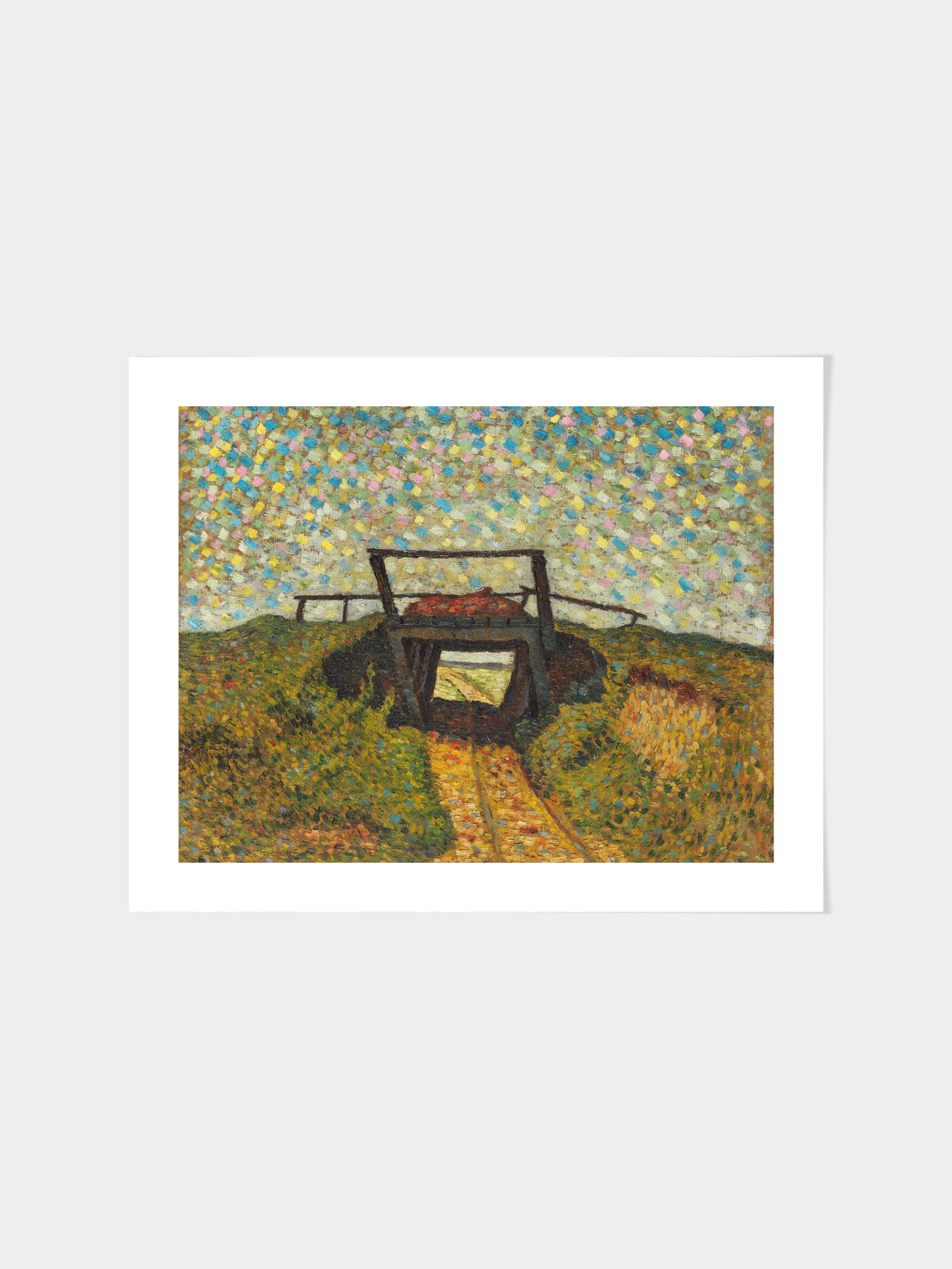Landschaft mit kleiner Brücke bei Soest