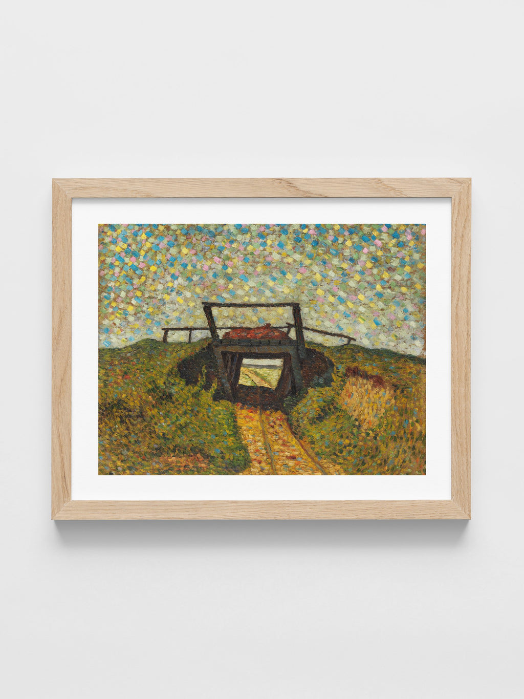 Landschaft mit kleiner Brücke bei Soest