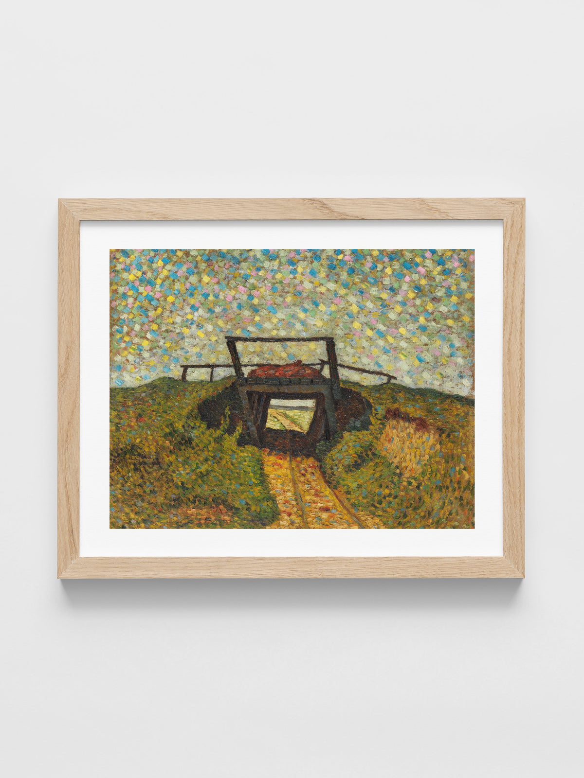 Landschaft mit kleiner Brücke bei Soest